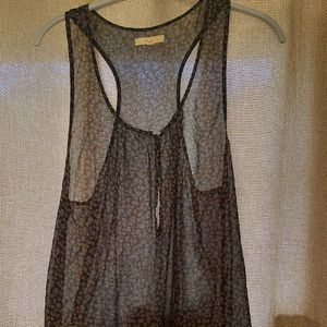 Madewell “Elliot” Sheer floral tank size large